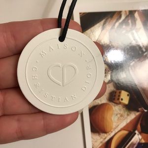 dior holiday medal ceramic charm NWOB